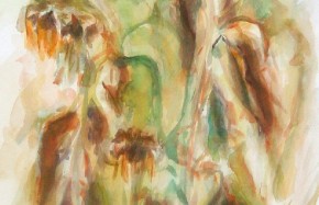 Vergankelijkheid, aquarel op papier, 40 x 62 cm, 2003