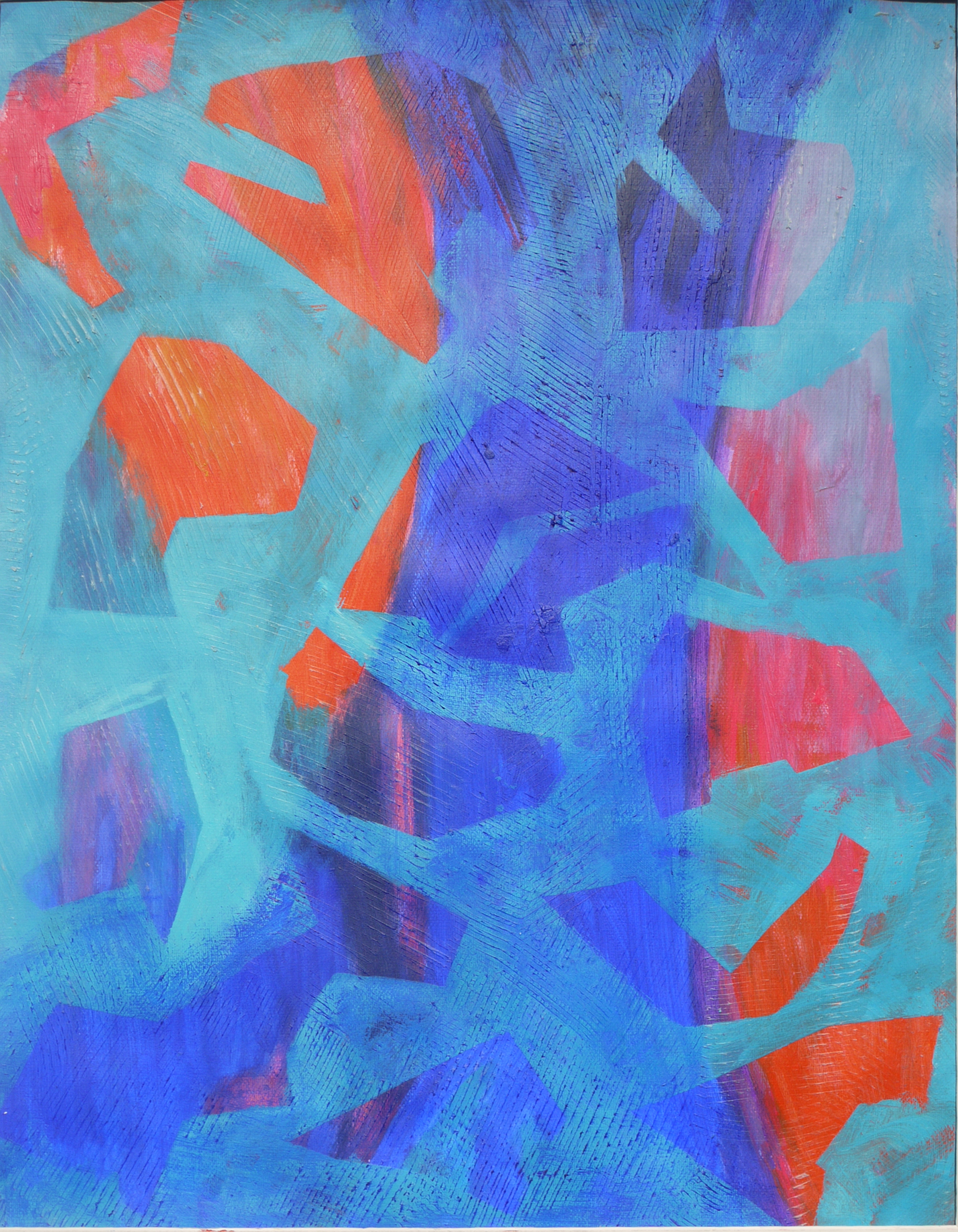 z.t., acryl op papier, 50 x 65 cm, 2012